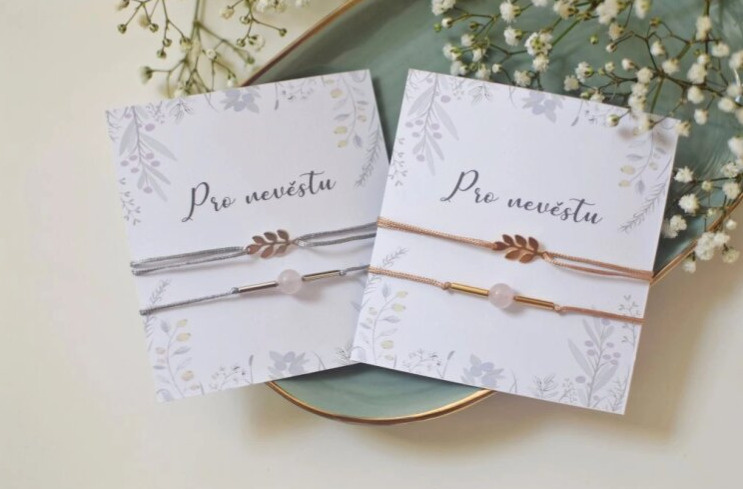 Náramkový set s větvičkou pro nevěstu