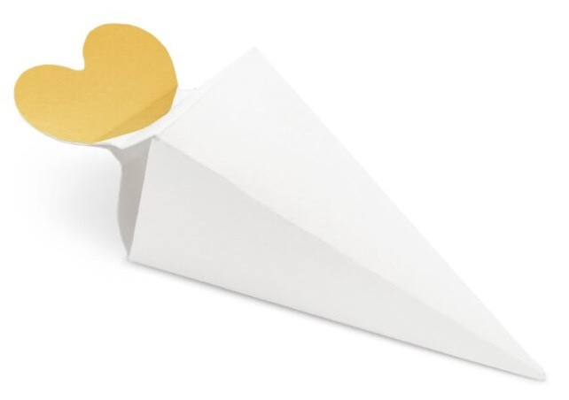 Krabičky ve tvaru srdce mix barev 5,5 × 18 × 5,5 cm, 6 ks