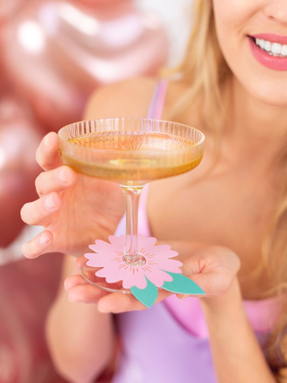 Jmenovky na drinky – party označení skleniček