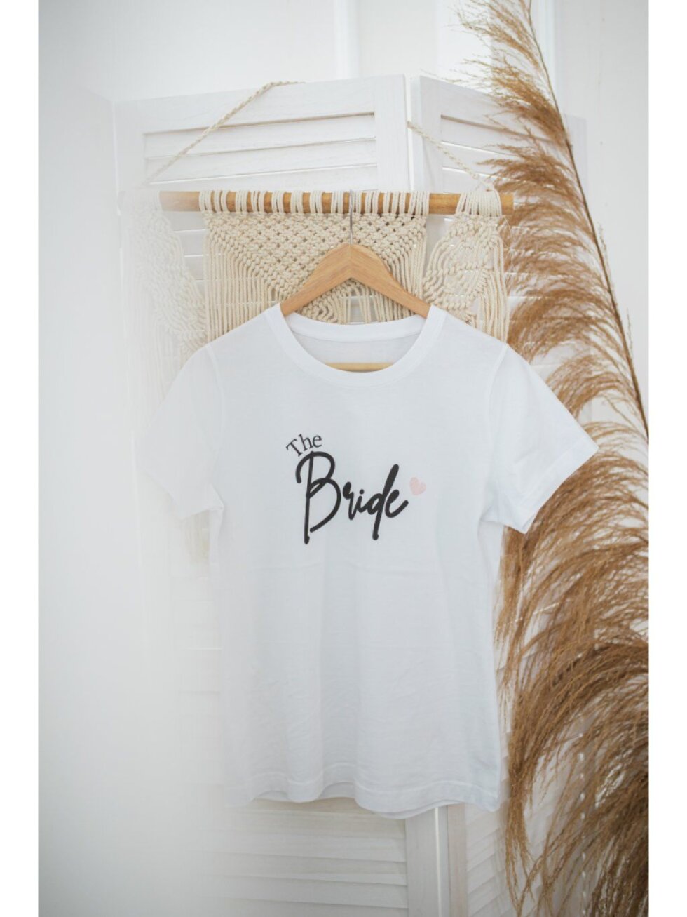 Basic tričko Bride srdce