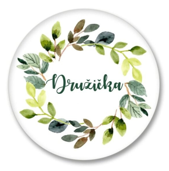 Placka zelený věneček - Družička