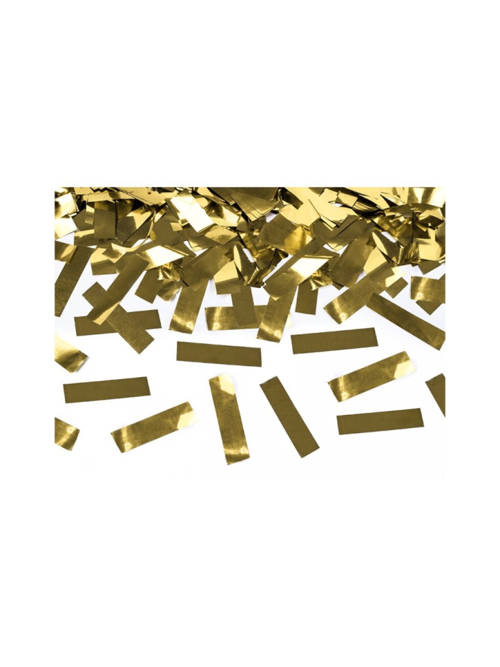 Vystřelovací konfety - 60cm zlaté