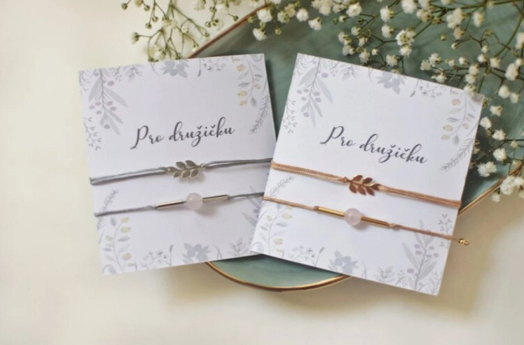 Náramkový set s větvičkou pro družičku