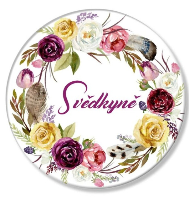 Placka boho věneček - Svědkyně