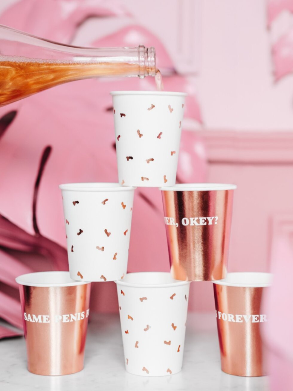 Party kelímky Same Penis Forever – na rozlučku