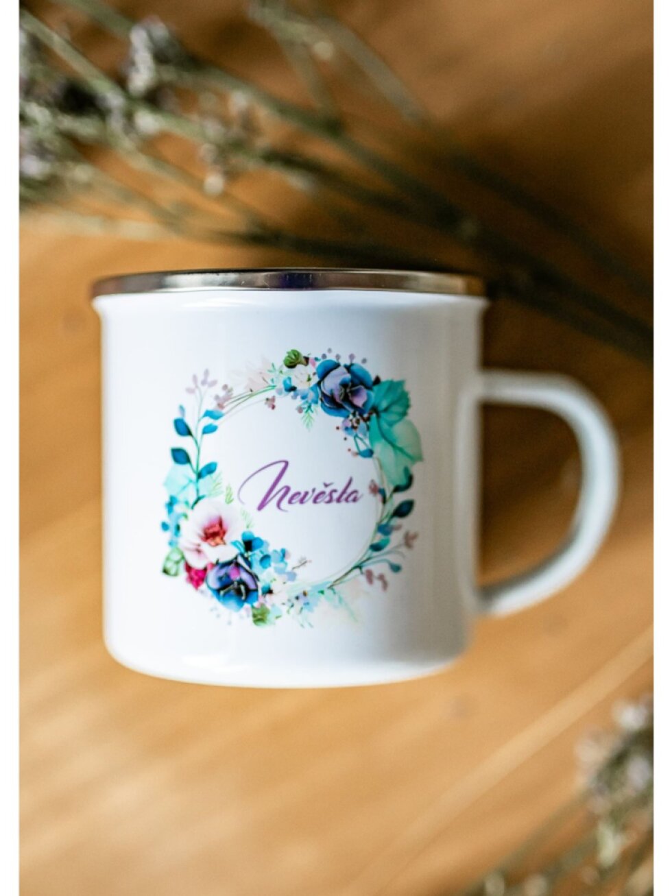 Bílý plecháček - Nevěsta bohatý věneček