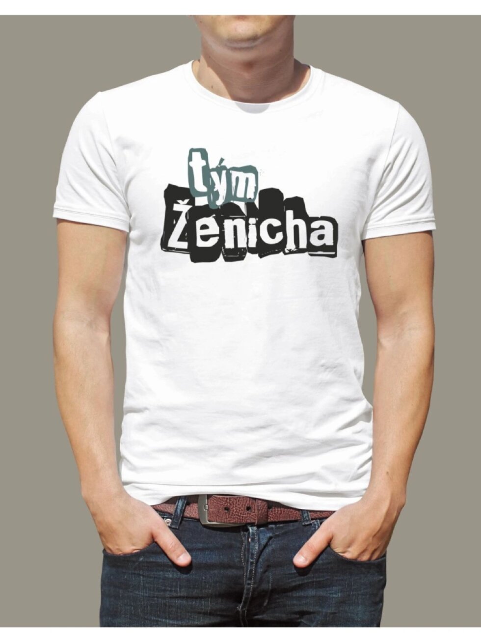 Pánské tričko Tým ženicha punk