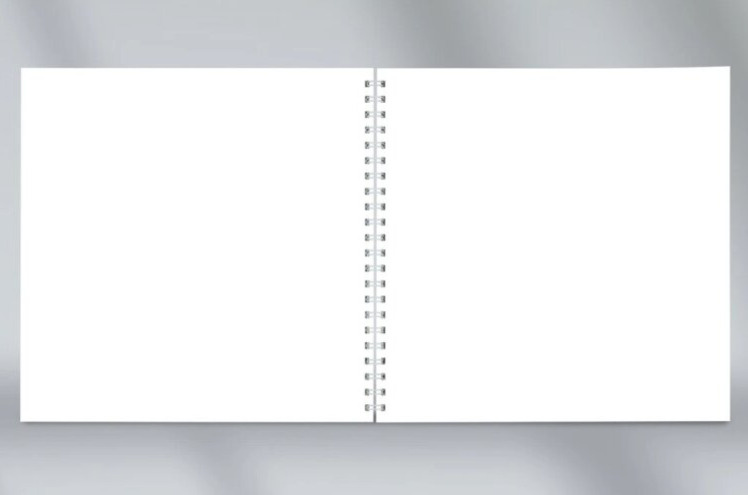 Svatební kniha květinová jemná – čtvercová, kroužková