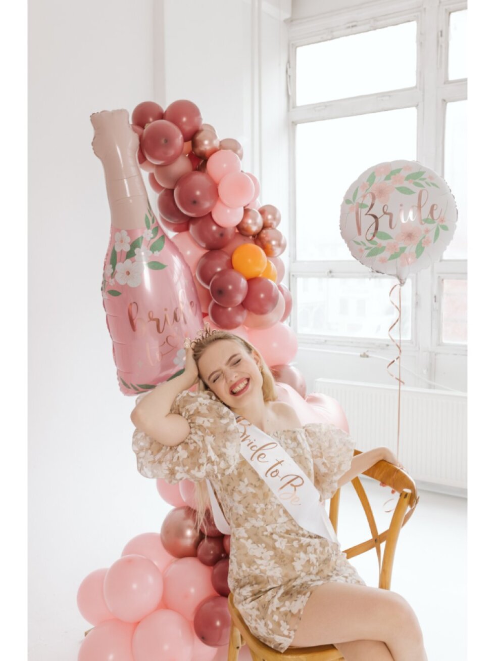 Fóliový balónek Šampus – party dekorace na rozlučku