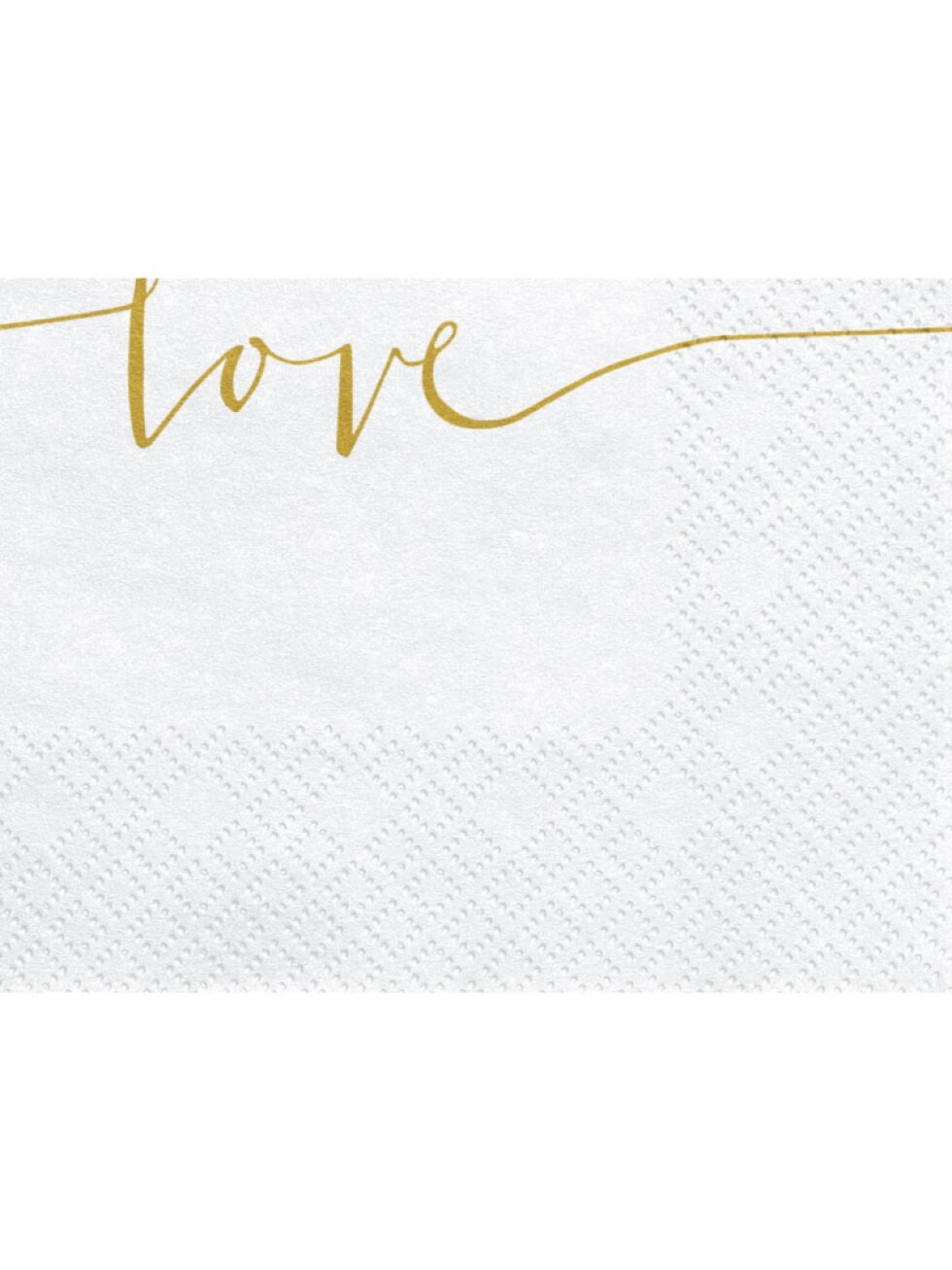 Ubrousky Love – svatební papírové ubrousky