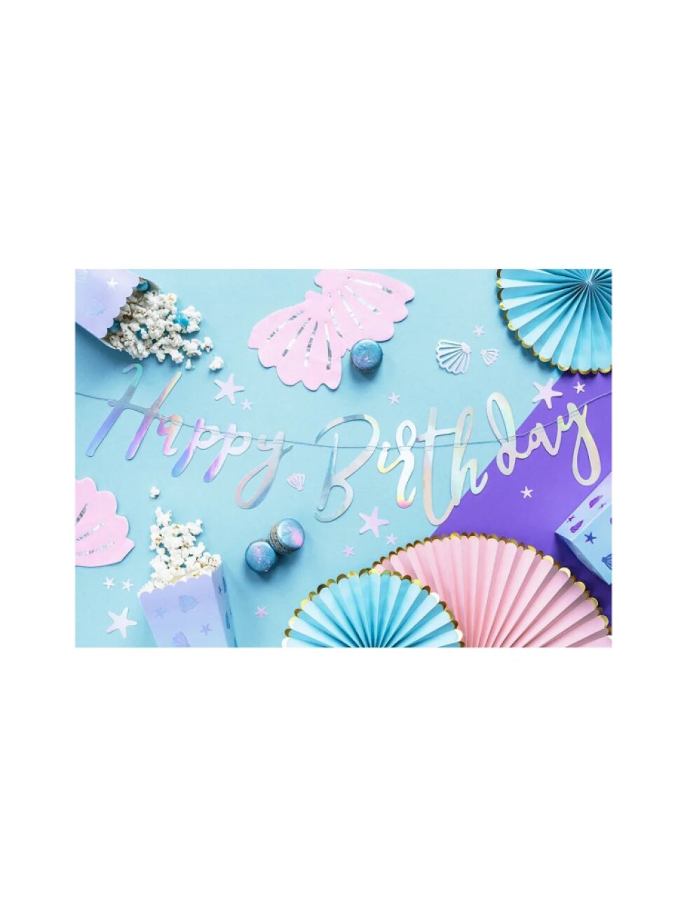 Rozety světle růžové – závěsná dekorace na oslavu