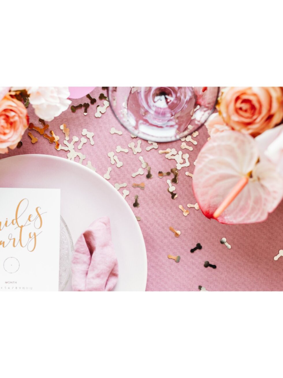 Party konfetky penis – na rozlučku se svobodou