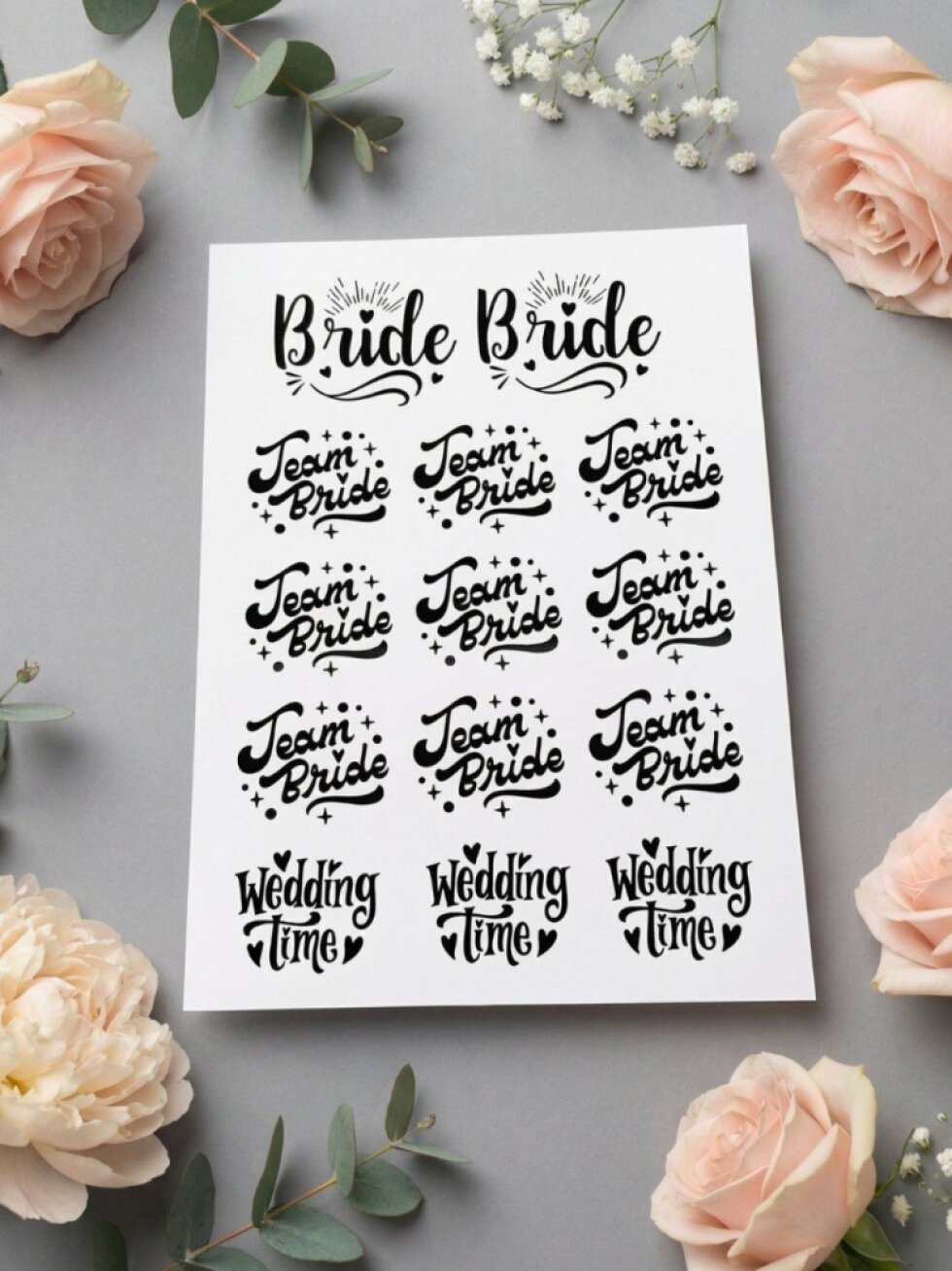 Tetování Wedding time