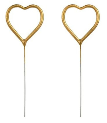 Prskavky srdce – svatební prskavky na focení