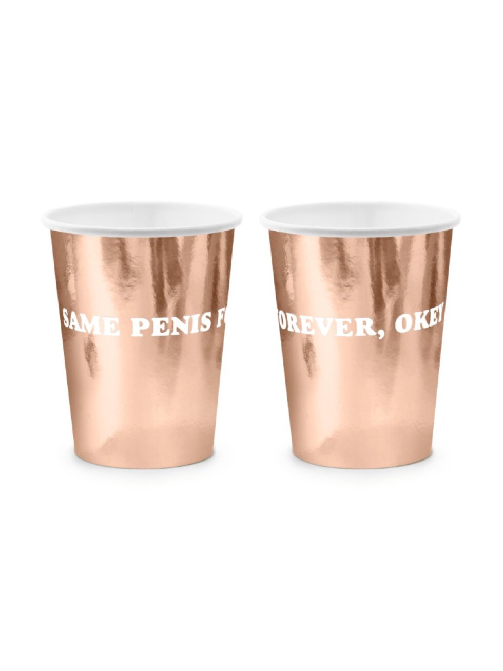 Party kelímky Same Penis Forever – na rozlučku