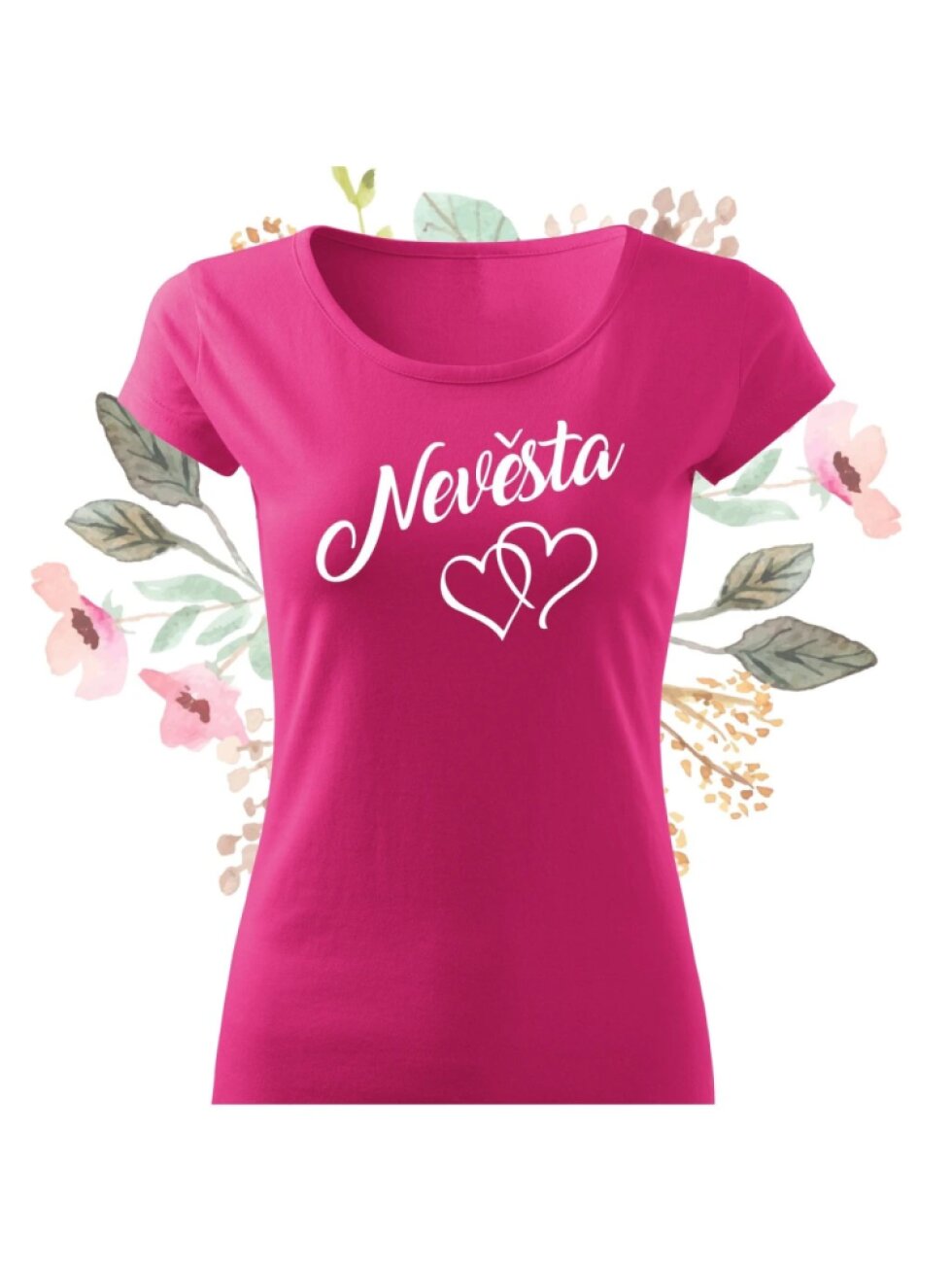 Dámské tričko Nevěsta 2 purpurové