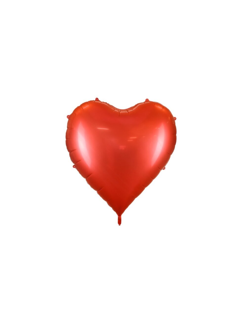 Fóliový balon srdce XXL červené – 136 × 129 cm