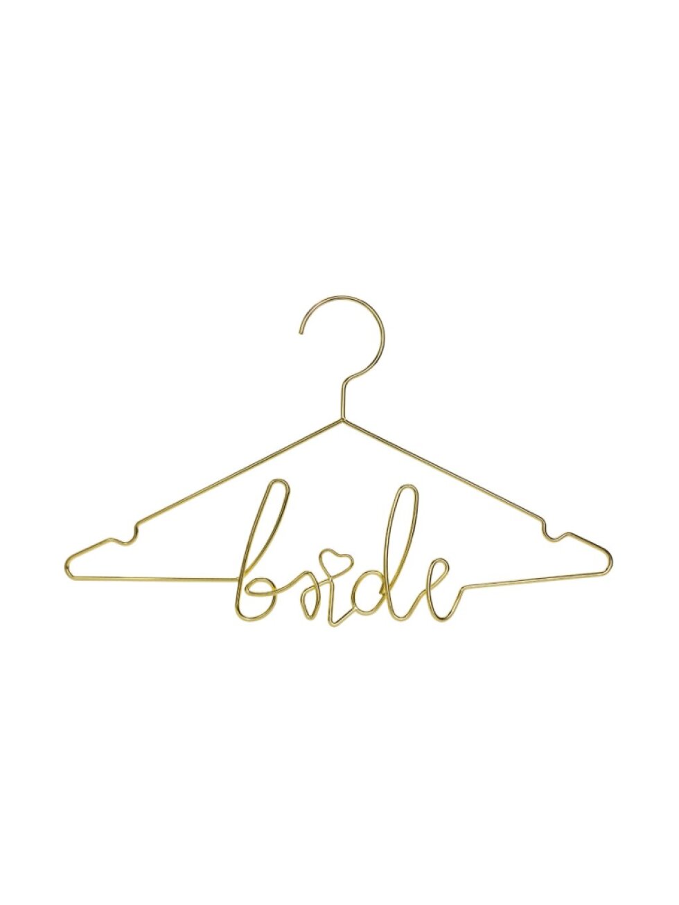 Kovové ramínko Bride – svatební ramínko pro nevěstu