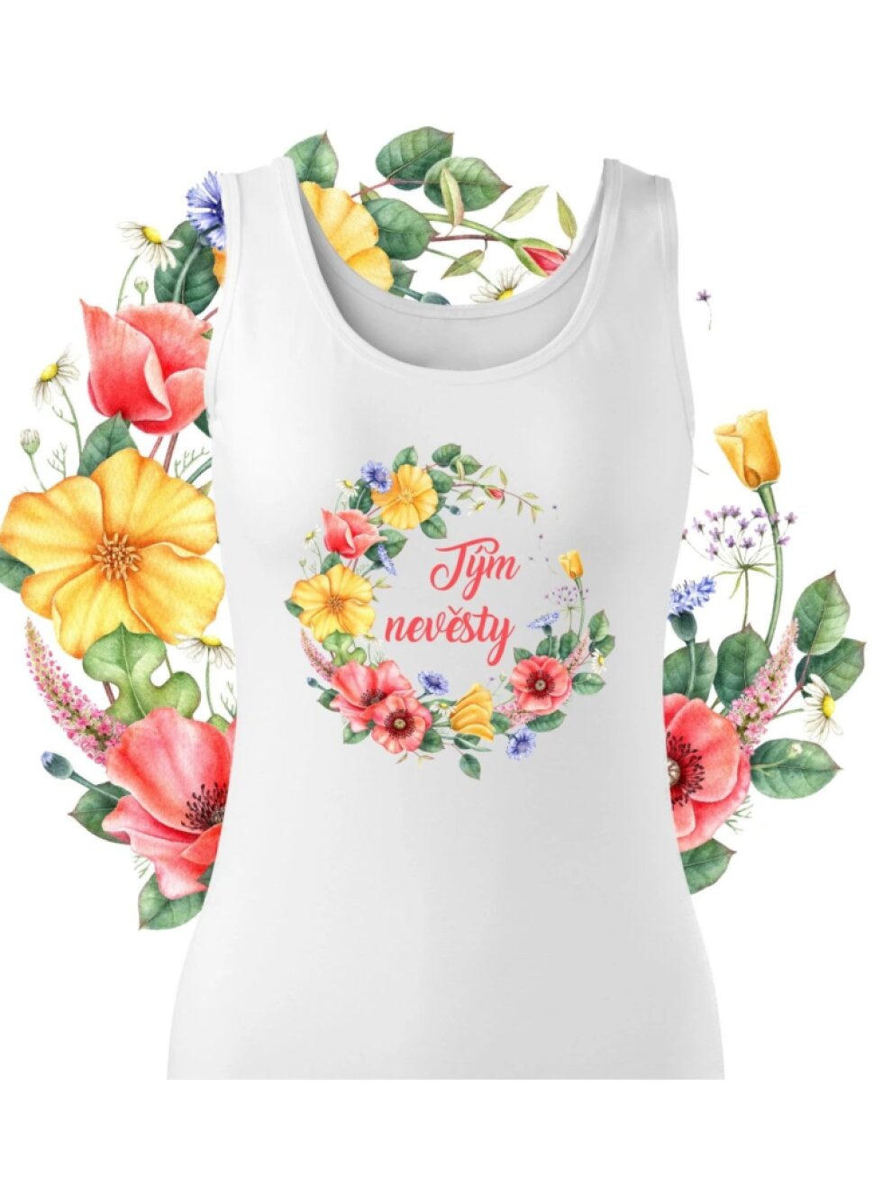 Tílko vlčí máky - Tým nevěsty