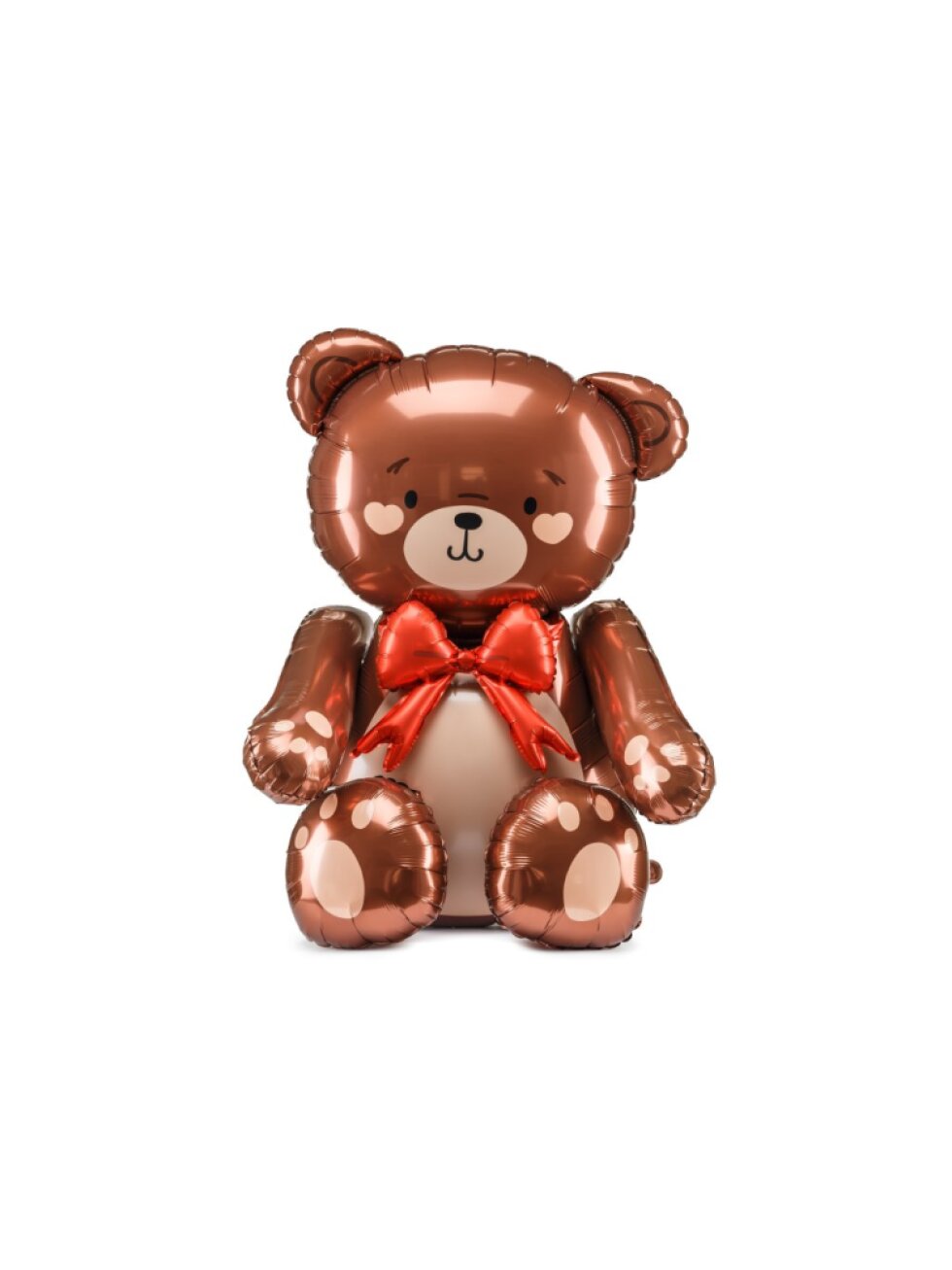 Fóliový balon stojící medvídek – mix barev 59 × 88 cm