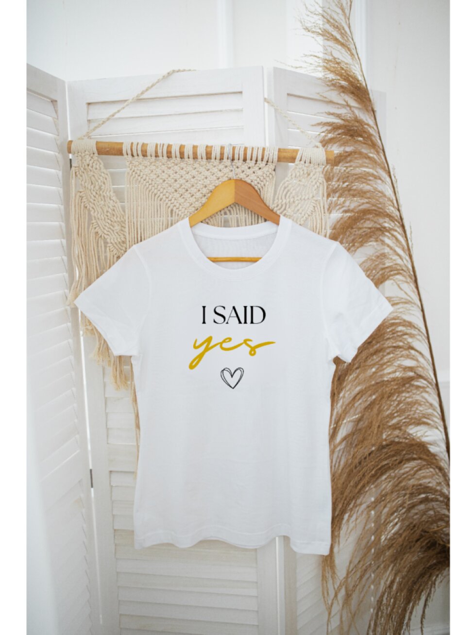 Basic tričko I said yes