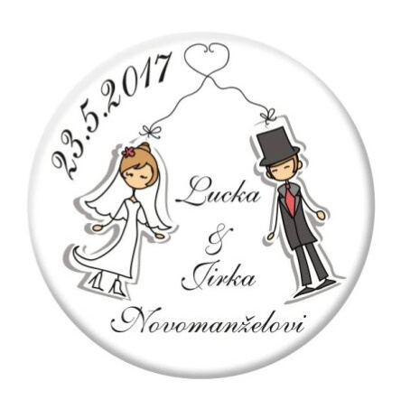 Placka panáčci set 10 ks