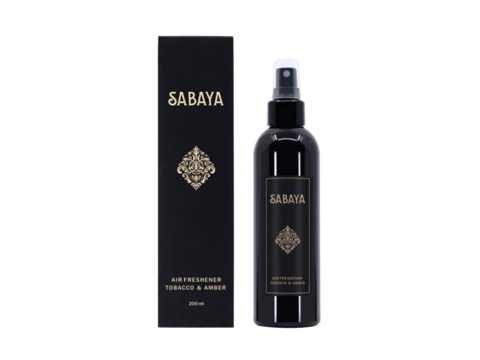 Osvěžovač vzduchu TOBACCO & AMBER 200 ml – SABAYA