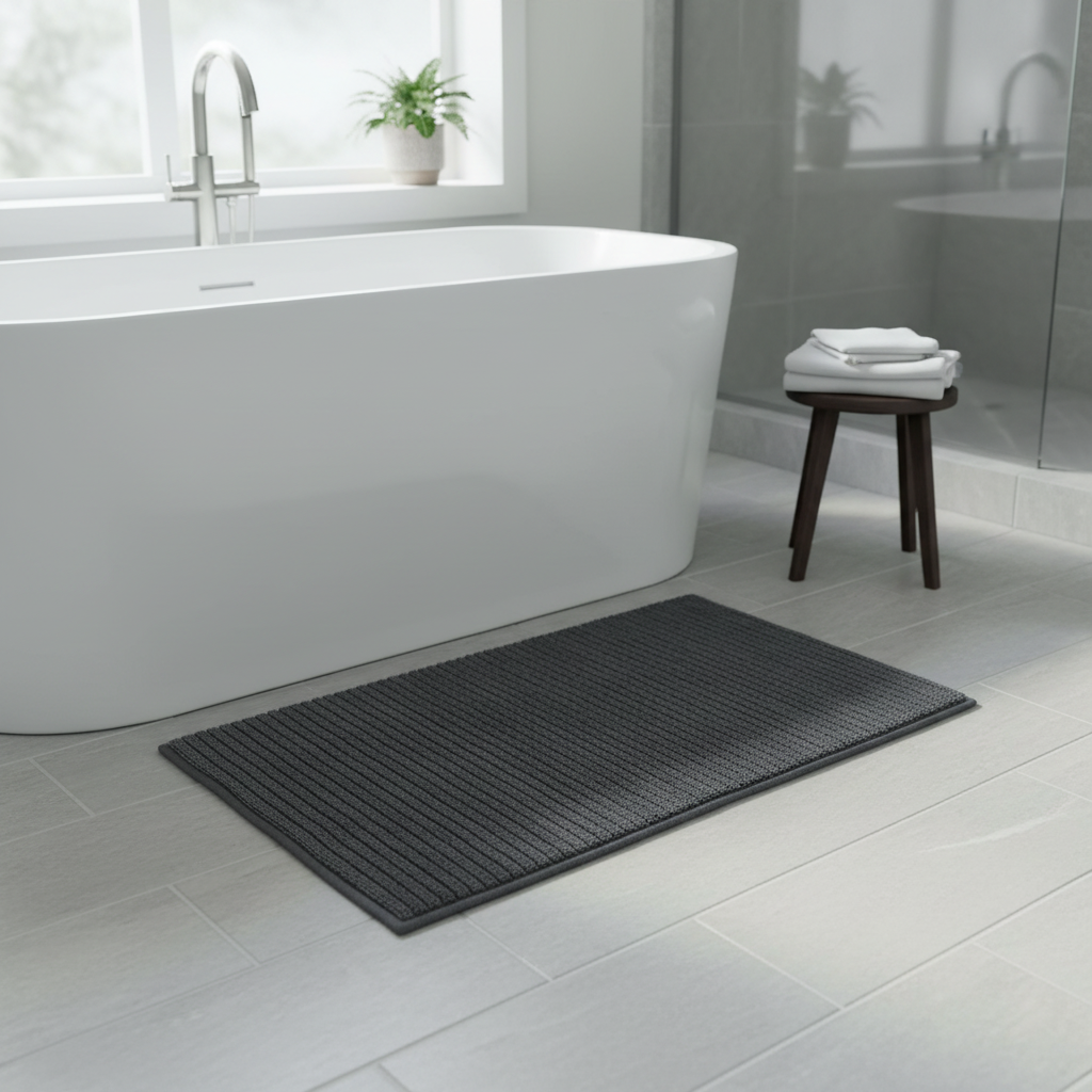 Bambusová předložka 50 x 80 cm stone