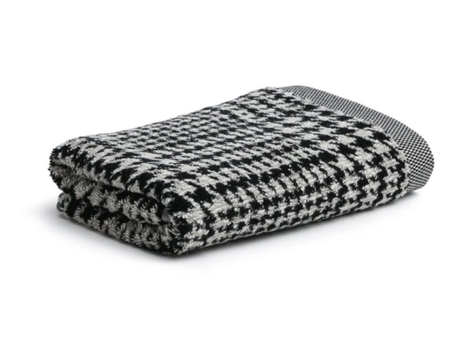 BROOKLYN ručník glenček 50 x 100 cm nature/black