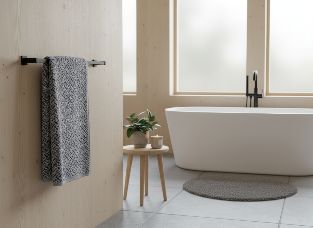 BROOKLYN ručník rybí kost 50 x 100 cm nature/deep sea