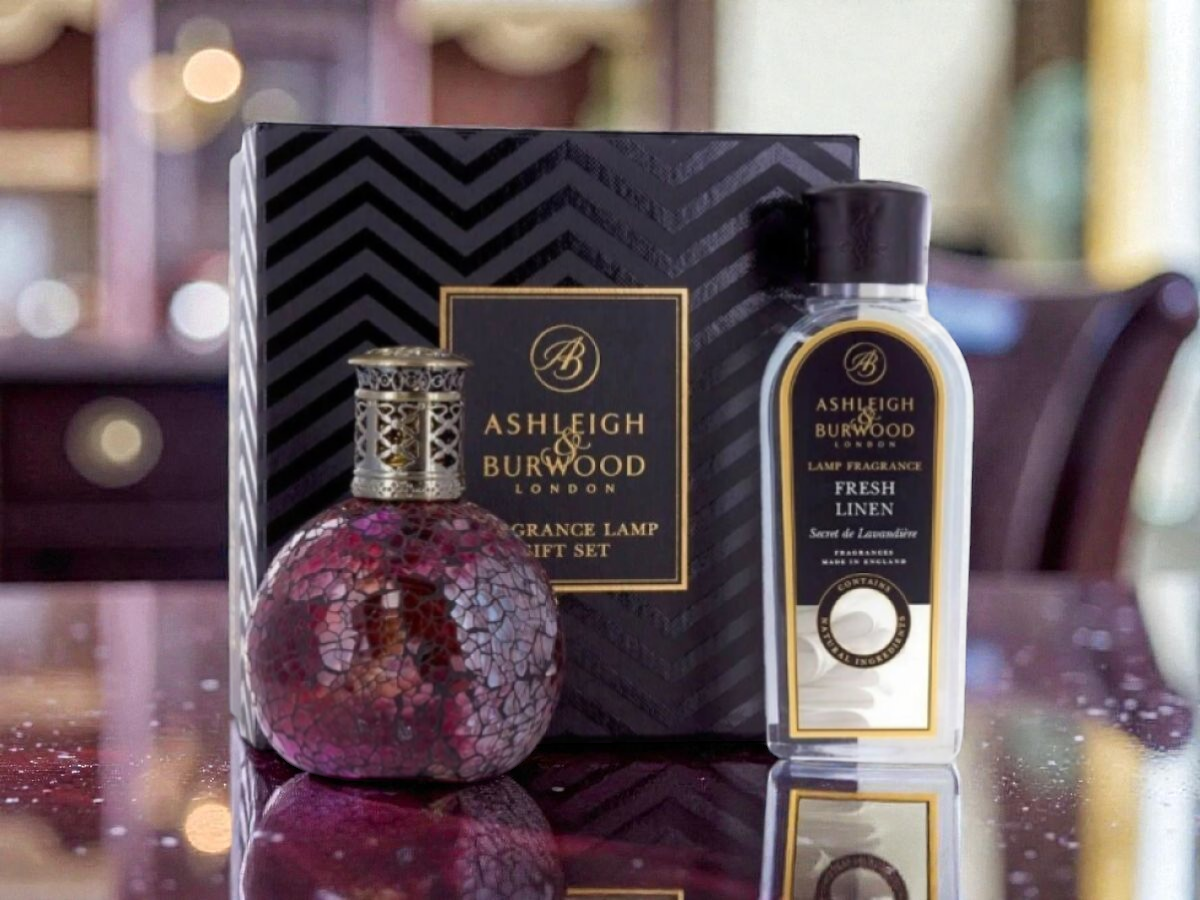 Katalytická lampa malá ROSE BUD s vůní FRESH LINEN 250 ml