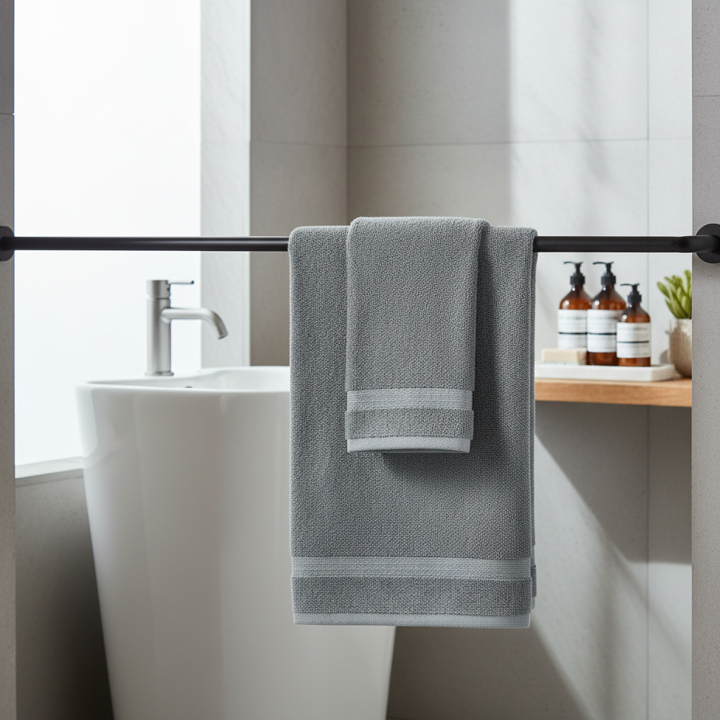 Bambusový ručník 30 x 30 cm stone