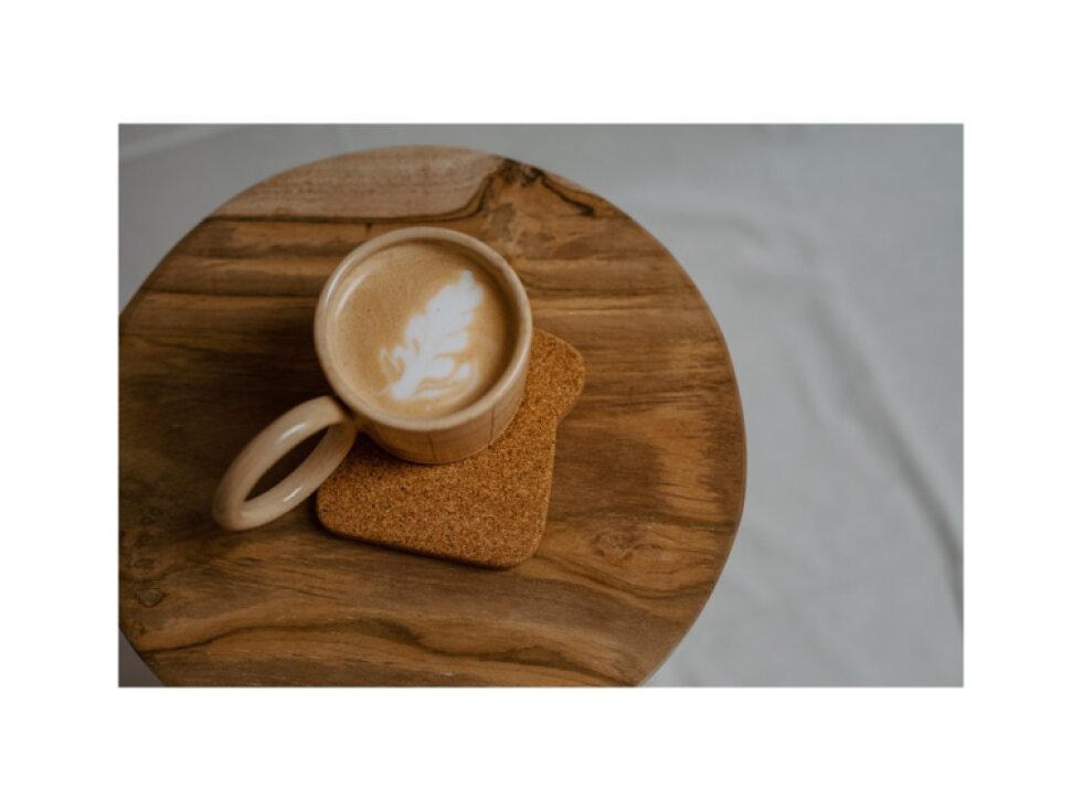 Korková podložka TOAST pod hrnek 11 x 10,5 cm