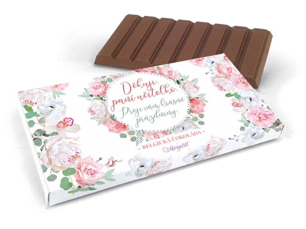 Dárková belgická čokoláda Margaret 240 g
