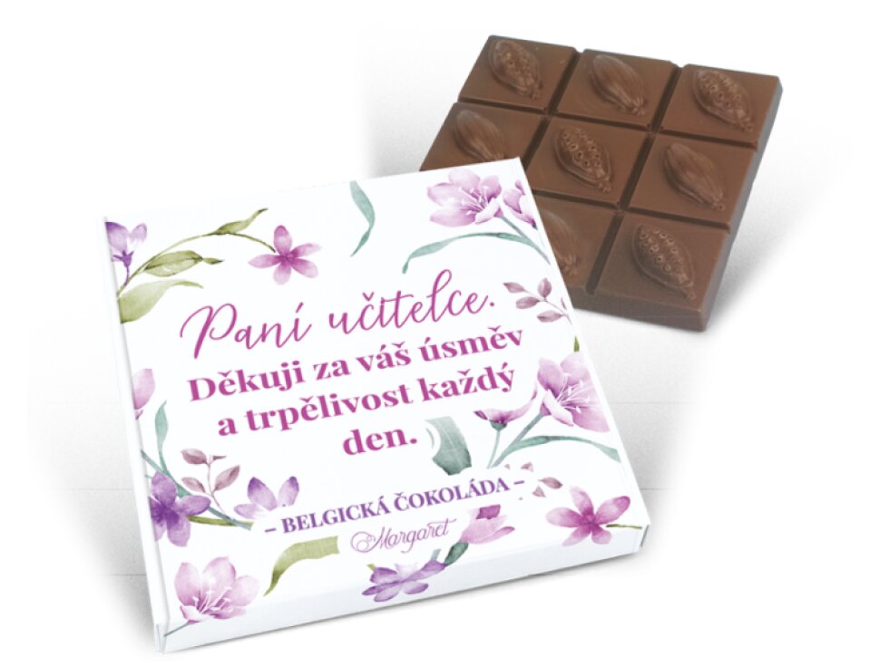 Belgická čokoláda 90 g - Dárek pro Paní učitelku