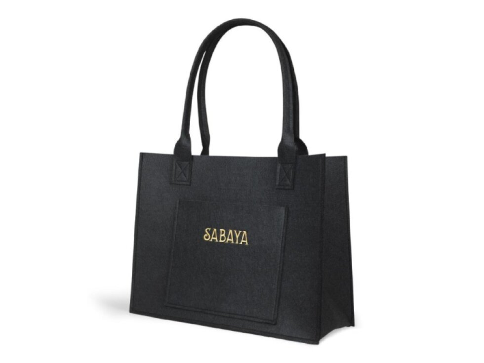 Taška SABAYA fleece černá