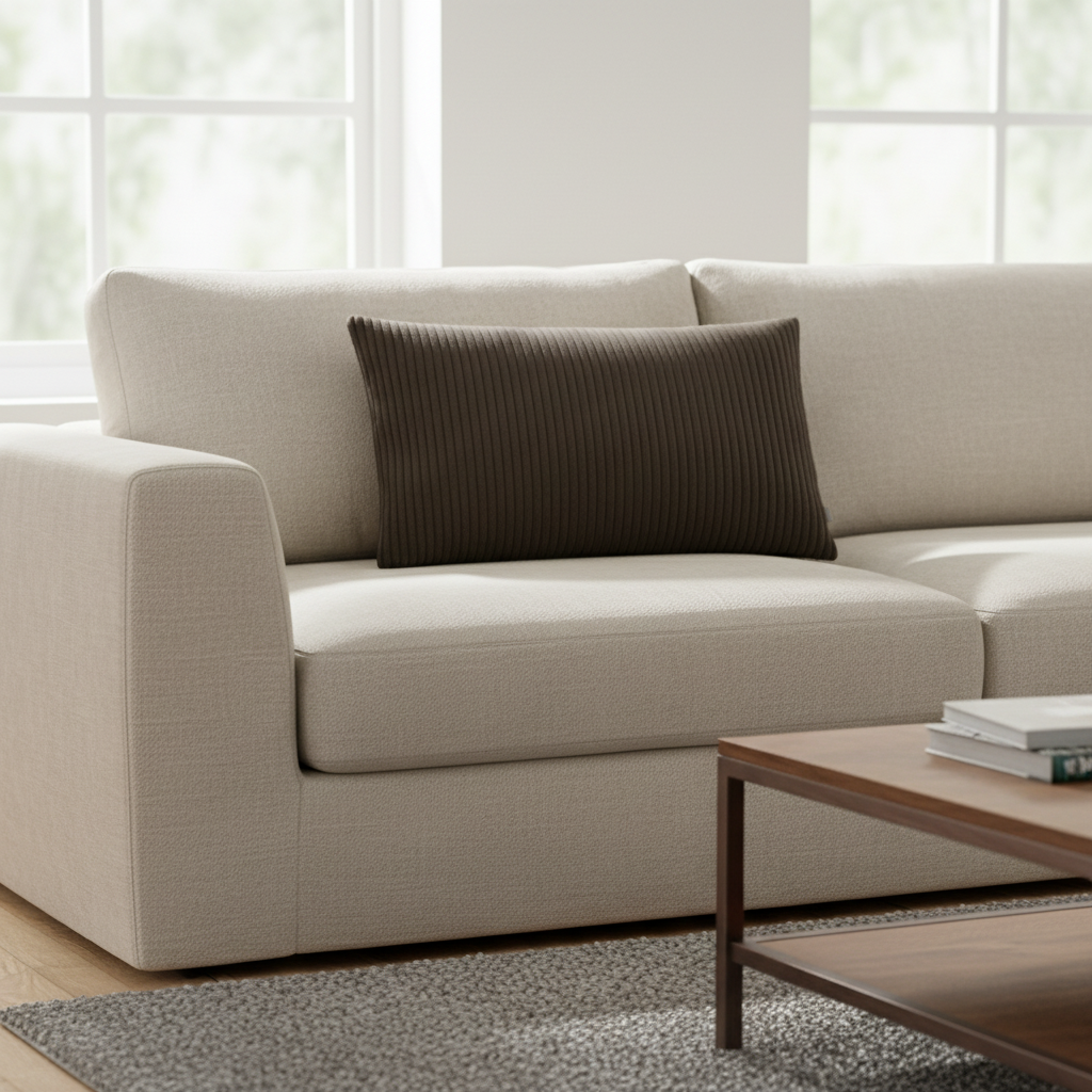 Povlak na polštář KING 40 x 60 cm hnědý