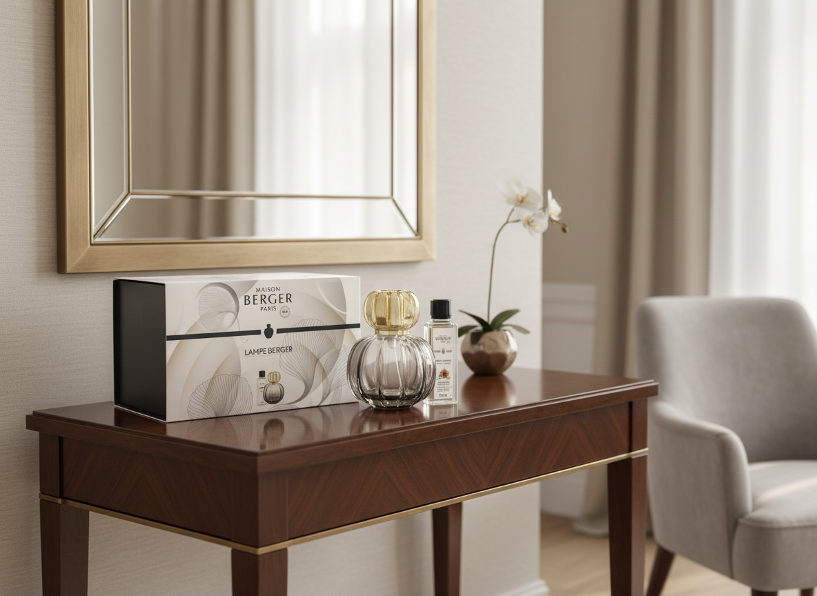 Katalytická lampa Corali šedá + náplň Samet z Orientu 250 ml