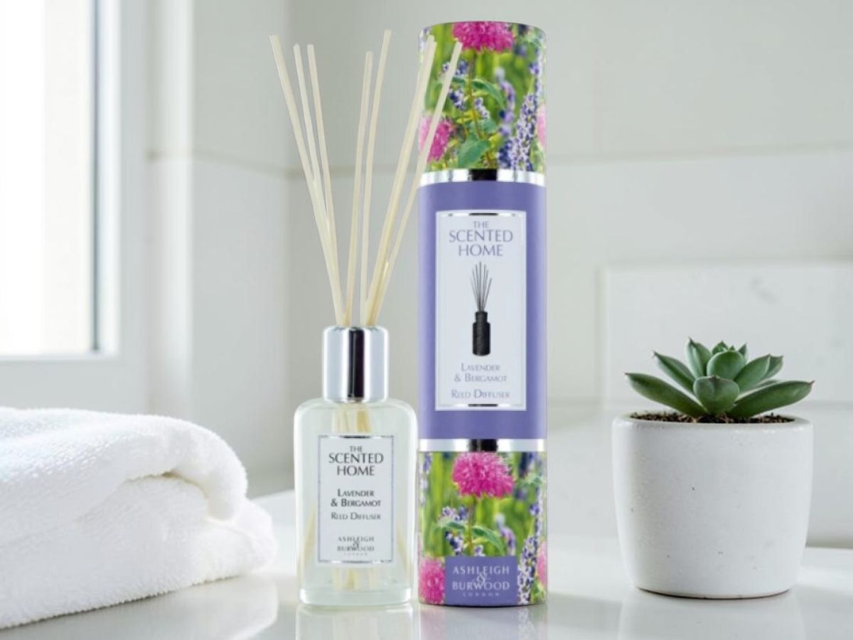 Difuzér THE SCENTED HOME - LAVENDER & BERGAMOT 150 ml