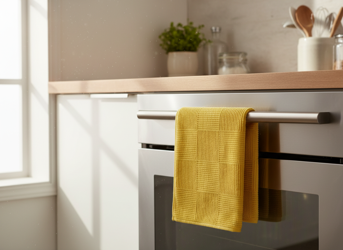 Ručník do kuchyně ADAM 50 x 50 cm žlutý