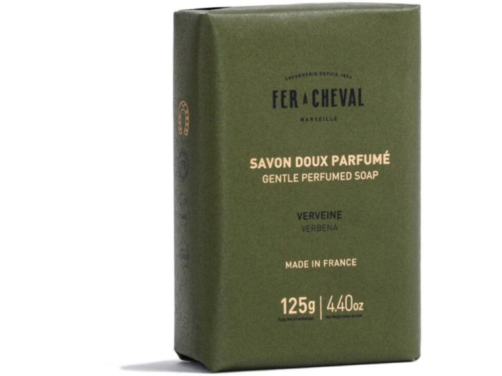FER À CHEVAL Verbena – jemné parfémované marseillské mýdlo 125 g