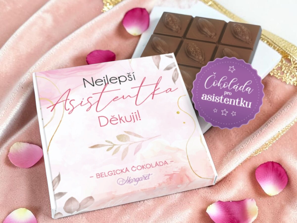 Luxusní belgická čokoláda 90 g – Nejlepší Asistentka
