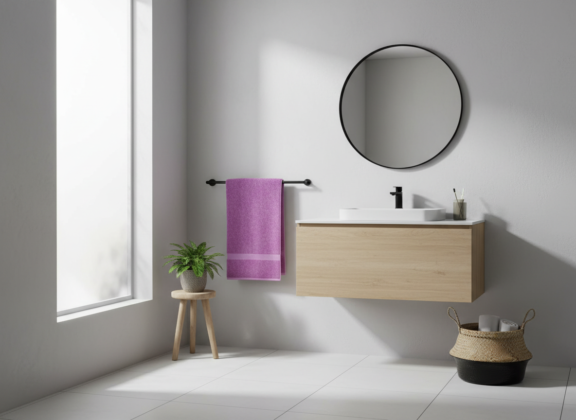 Bambusový ručník 50 x 100 cm iris