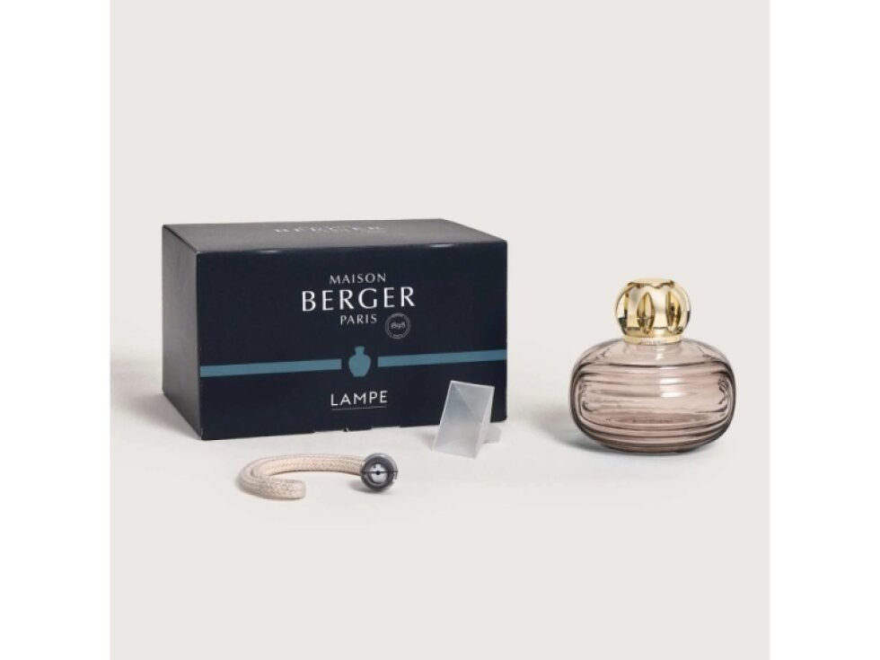 Skleněná katalytická lampa Enigma 390 ml hnědá