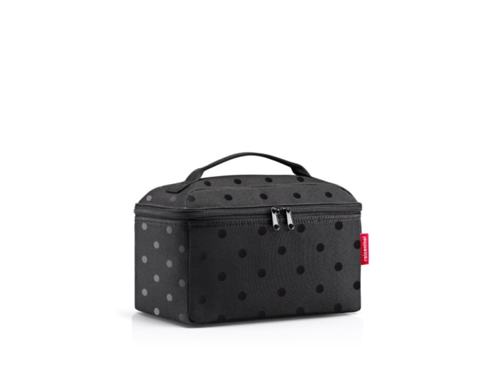 Reisenthel Beautycase glossy dots black – kosmetický kufřík 4 l