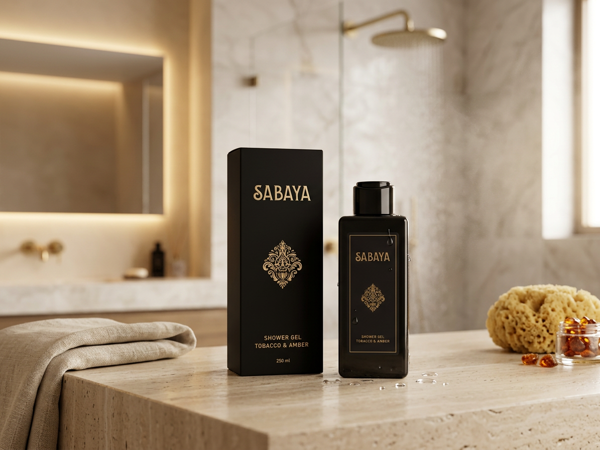 Sprchový gel SABAYA TOBACCO & AMBER 250 ml