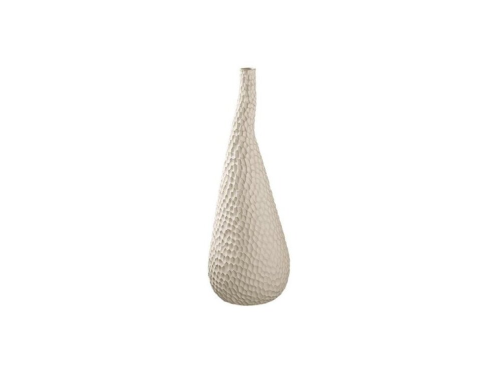 Váza CARVE 33,5 cm Béžová - Ruční Kamenina od ASA Selection