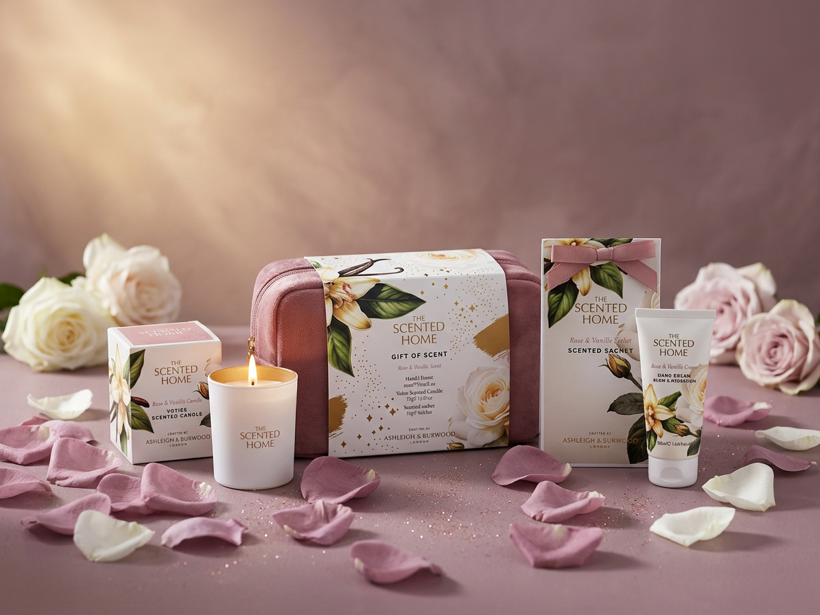 Ashleigh & Burwood Rose & Vanilla Musk dárková sada Home & Body