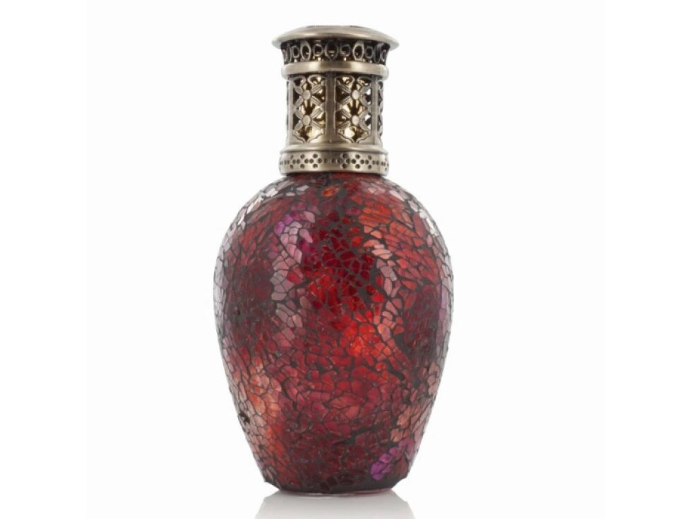 Katalytická lampa ANTIQUE ROSE velká červená