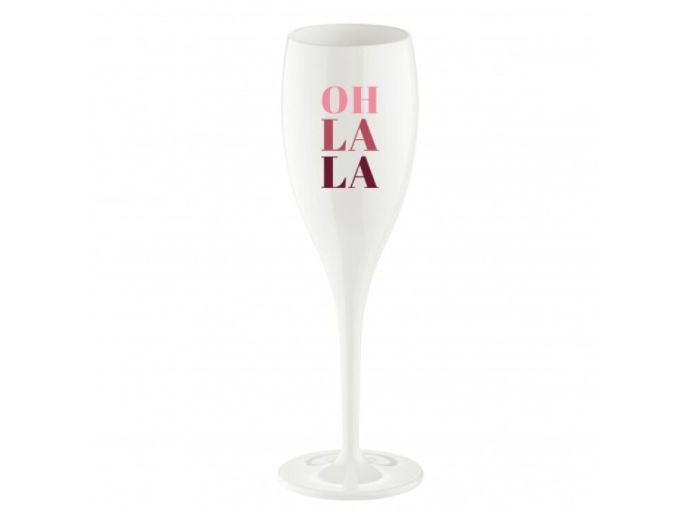 Sklenička CHEERS bílá s potiskem OH LA LA 100 ml